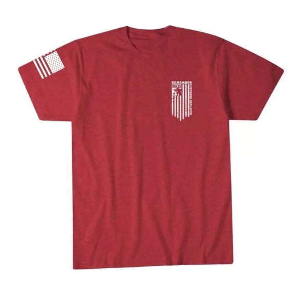 HOWITZER Clothing Men's T-Shirt S/S RED DEPLOYED - Picture 9 of 11